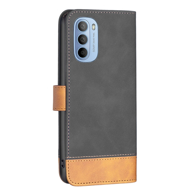 For Motorola Moto G31 / G41 BF11 Color Matching Skin Feel Leather Phone Case