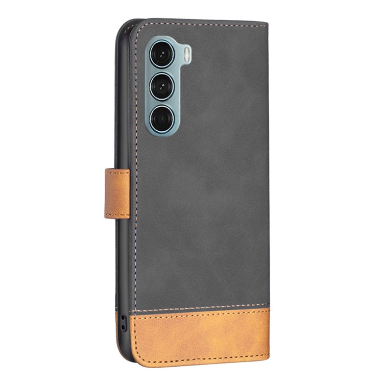For Motorola Moto G200 5G / Edge S30 5G BF11 Color Matching Skin Feel Leather Phone Case