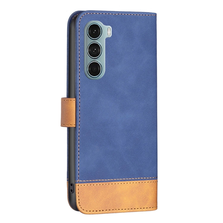 For Motorola Moto G200 5G / Edge S30 5G BF11 Color Matching Skin Feel Leather Phone Case