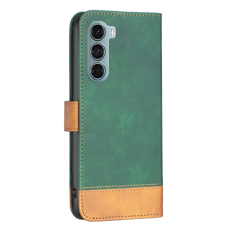 For Motorola Moto G200 5G / Edge S30 5G BF11 Color Matching Skin Feel Leather Phone Case