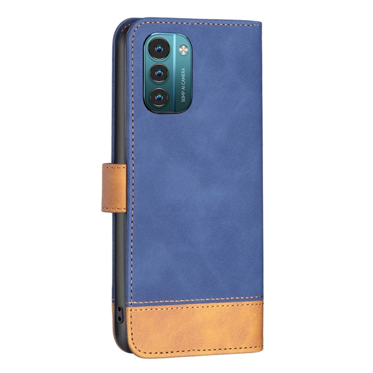 For Nokia G21 / G11 BF11 Color Matching Skin Feel Leather Phone Case
