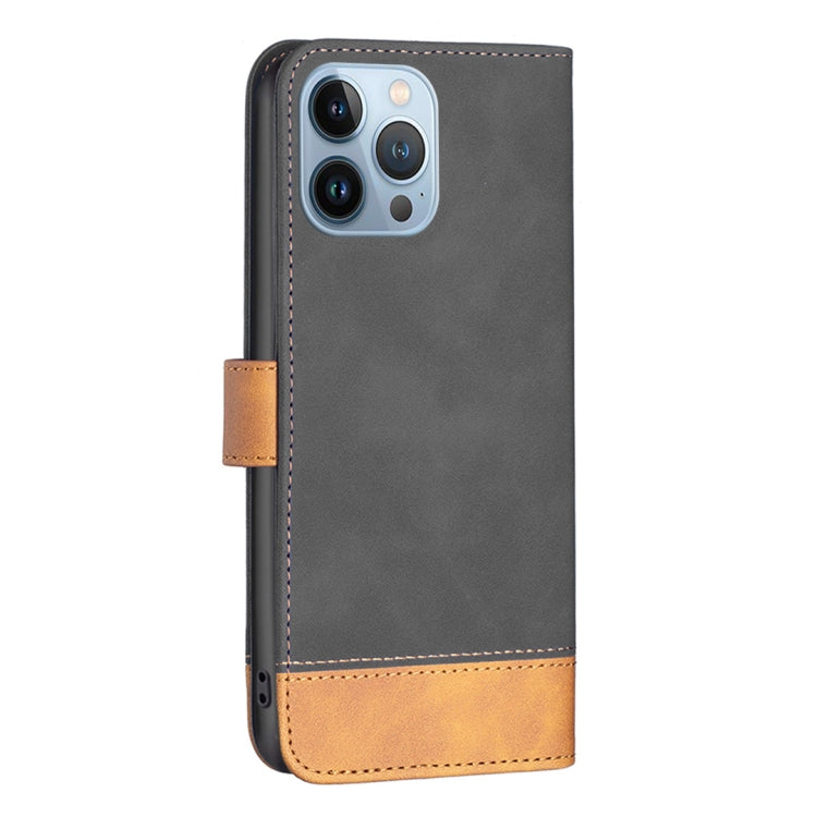 For iPhone 13 Pro BF11 Color Matching Skin Feel Leather Phone Case