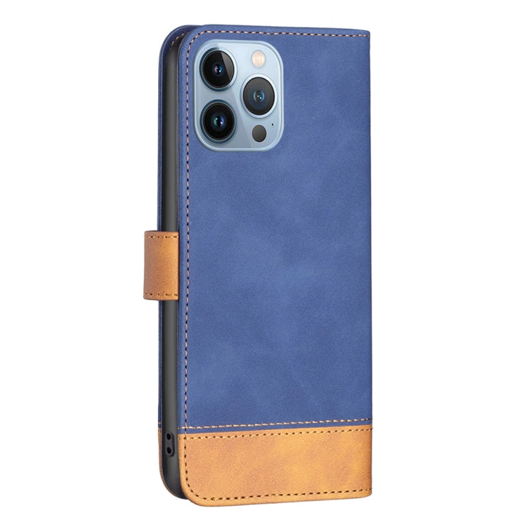 For iPhone 13 Pro BF11 Color Matching Skin Feel Leather Phone Case