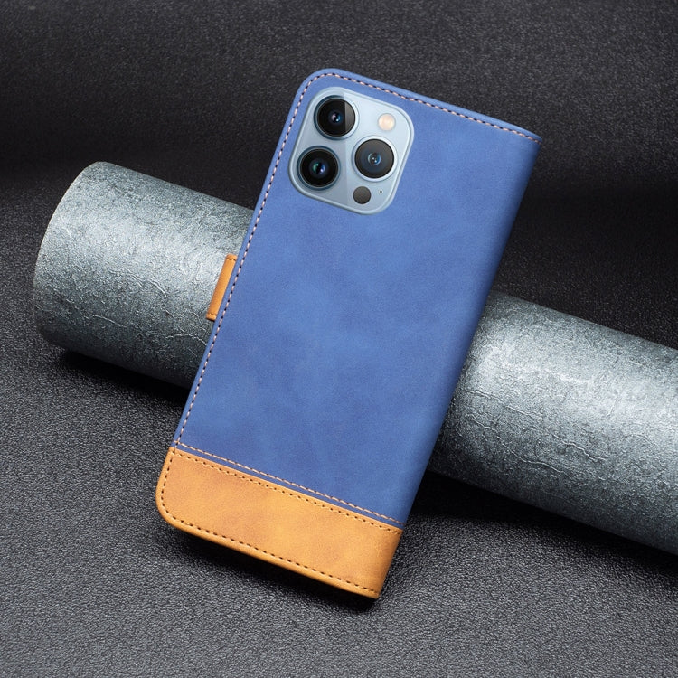 For iPhone 13 Pro BF11 Color Matching Skin Feel Leather Phone Case