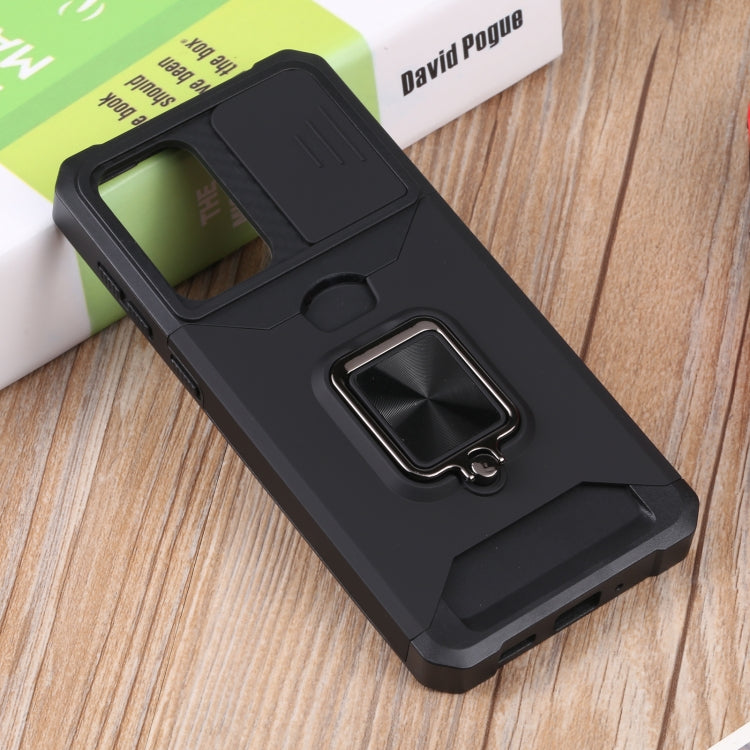 For Samsung Galaxy A33 5G Sliding Camera Cover Design PC + TPU Shockproof Phone Case