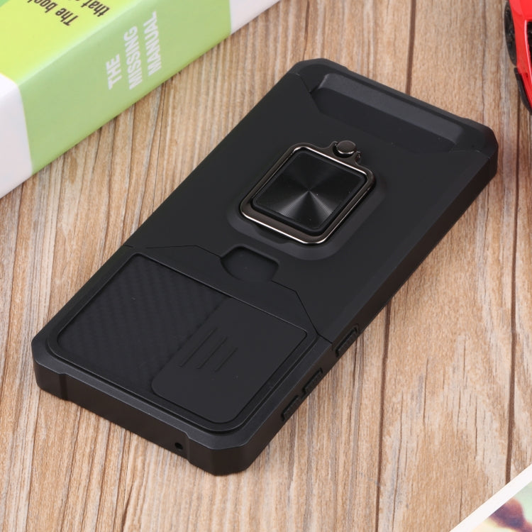 For Samsung Galaxy A33 5G Sliding Camera Cover Design PC + TPU Shockproof Phone Case