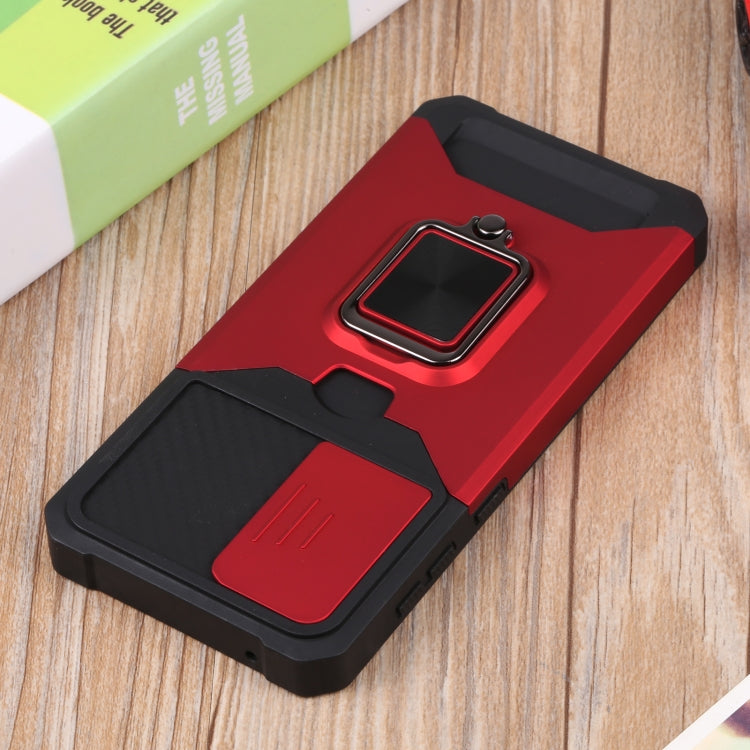 For Samsung Galaxy A33 5G Sliding Camera Cover Design PC + TPU Shockproof Phone Case