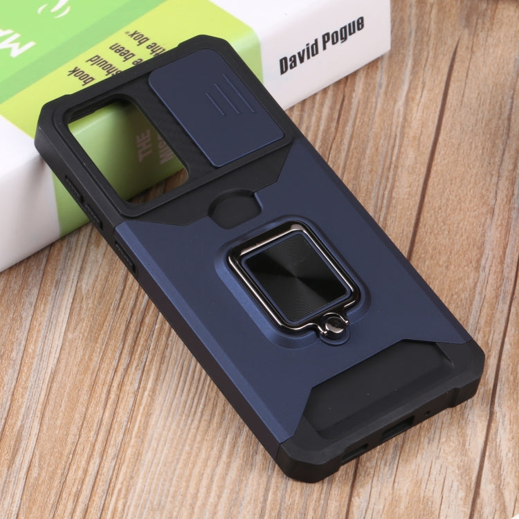 For Samsung Galaxy A33 5G Sliding Camera Cover Design PC + TPU Shockproof Phone Case