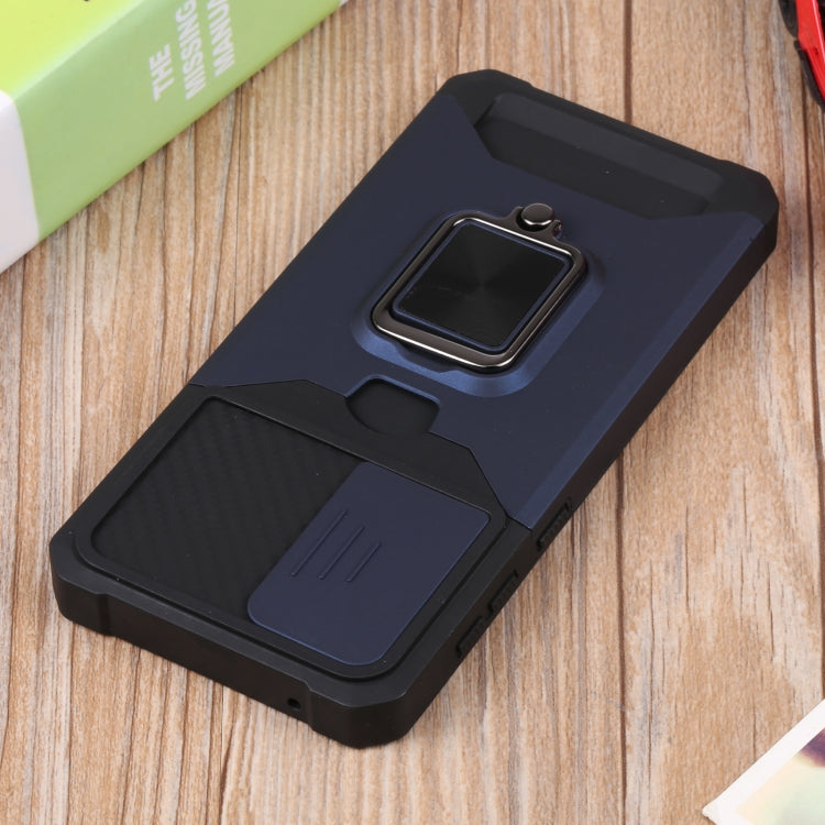 For Samsung Galaxy A33 5G Sliding Camera Cover Design PC + TPU Shockproof Phone Case