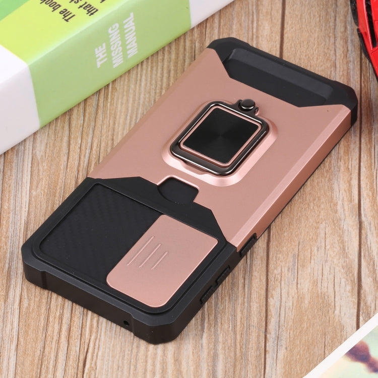 For Samsung Galaxy A33 5G Sliding Camera Cover Design PC + TPU Shockproof Phone Case