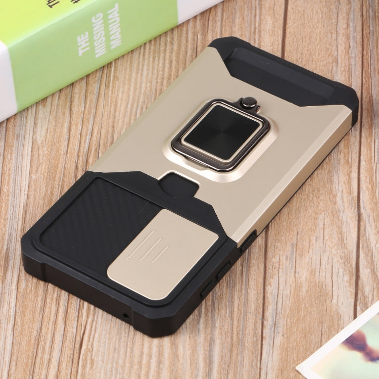 For Samsung Galaxy A33 5G Sliding Camera Cover Design PC + TPU Shockproof Phone Case