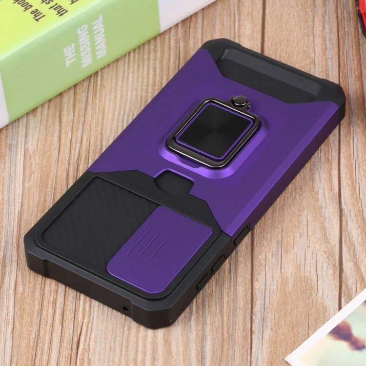 For Samsung Galaxy A33 5G Sliding Camera Cover Design PC + TPU Shockproof Phone Case