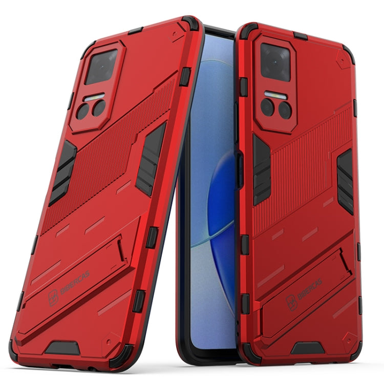 For Honor Play6T Punk Armor PC + TPU Phone Case with Holder