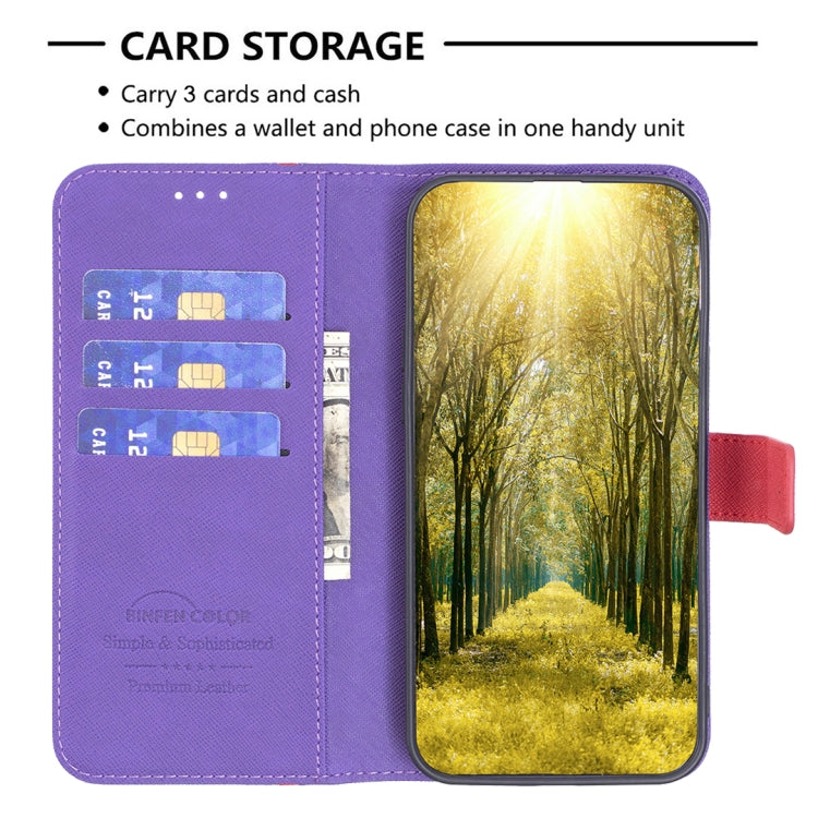 For Samsung Galaxy S20+ BF13 Color Matching Cross Texture Leather Phone Case