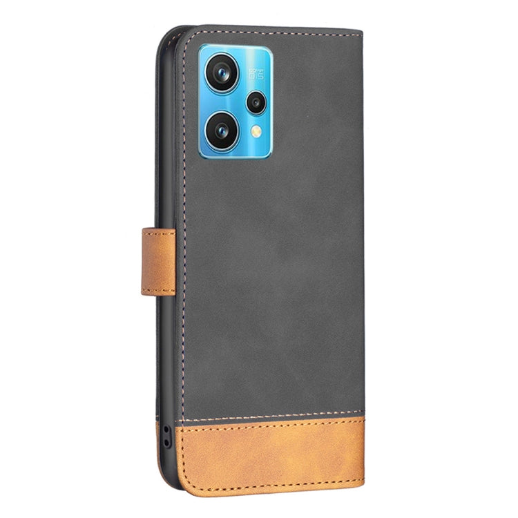 For OPPO Realme 9 Pro+ BF11 Color Matching Skin Feel Leather Phone Case