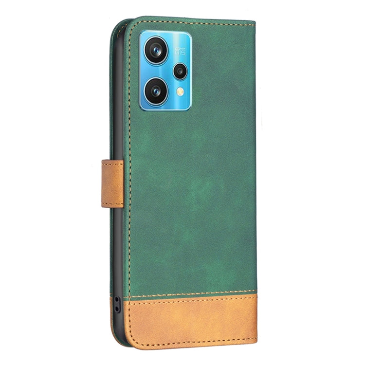 For OPPO Realme 9 Pro+ BF11 Color Matching Skin Feel Leather Phone Case