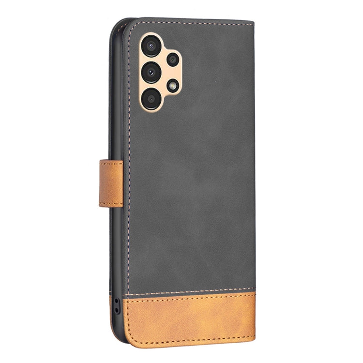 For Samsung Galaxy A13 4G BF11 Color Matching Skin Feel Leather Phone Case