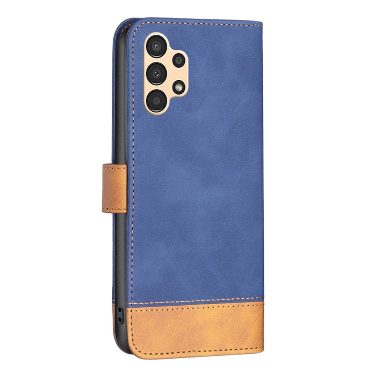 For Samsung Galaxy A13 4G BF11 Color Matching Skin Feel Leather Phone Case