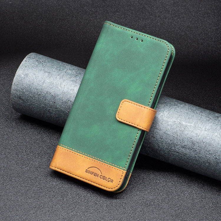 For Samsung Galaxy A13 4G BF11 Color Matching Skin Feel Leather Phone Case