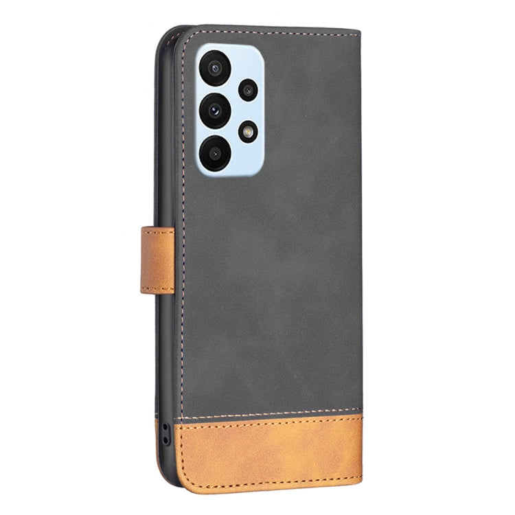 For Samsung Galaxy A23 5G BF11 Color Matching Skin Feel Leather Phone Case