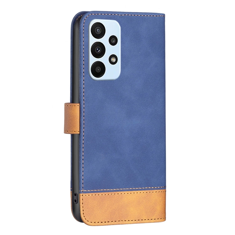 For Samsung Galaxy A23 5G BF11 Color Matching Skin Feel Leather Phone Case