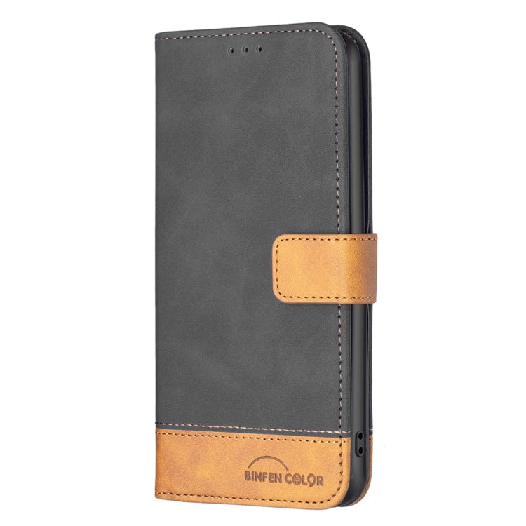 For Samsung Galaxy A33 BF11 Color Matching Skin Feel Leather Phone Case