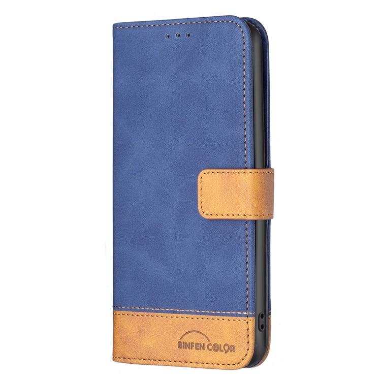 For Samsung Galaxy A33 BF11 Color Matching Skin Feel Leather Phone Case