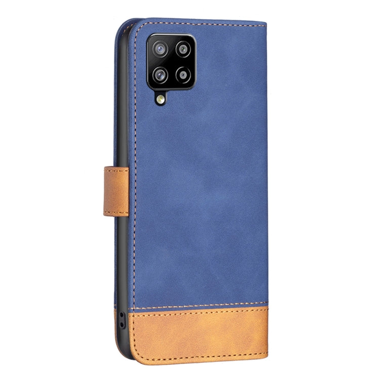 For Samsung Galaxy A42 BF11 Color Matching Skin Feel Leather Phone Case