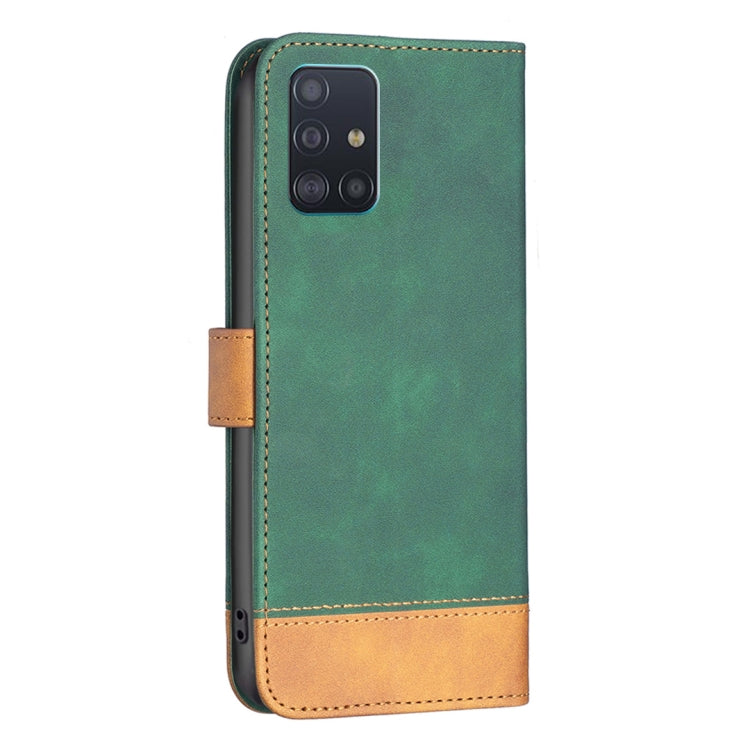 For Samsung Galaxy A51 4G BF11 Color Matching Skin Feel Leather Phone Case
