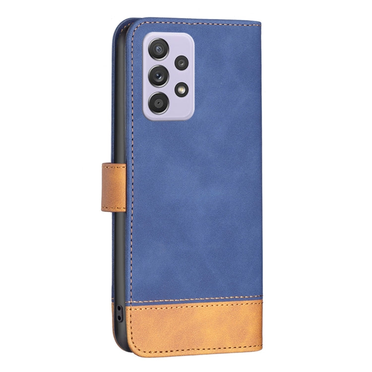 For Samsung Galaxy A52 5G / 4G BF11 Color Matching Skin Feel Leather Phone Case
