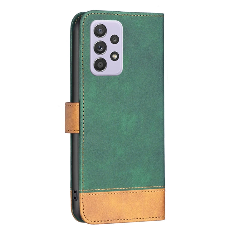 For Samsung Galaxy A52 5G / 4G BF11 Color Matching Skin Feel Leather Phone Case