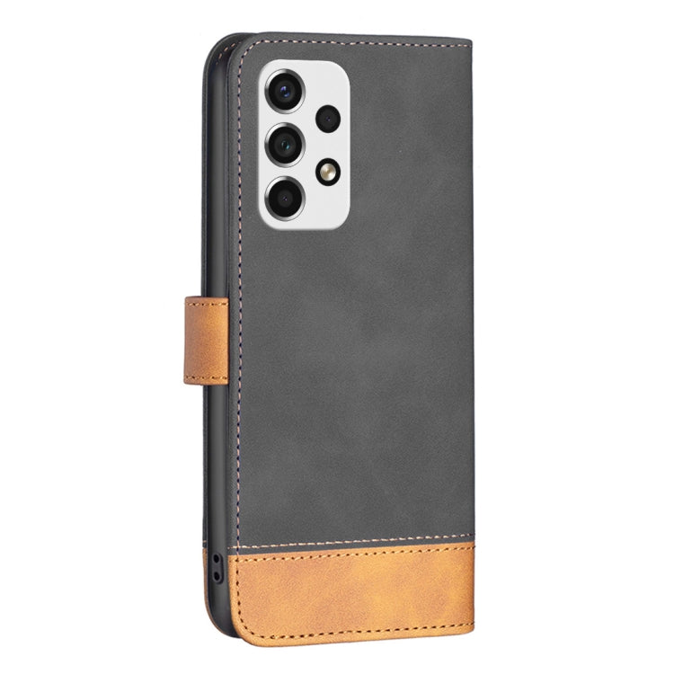 For Samsung Galaxy A53 BF11 Color Matching Skin Feel Leather Phone Case