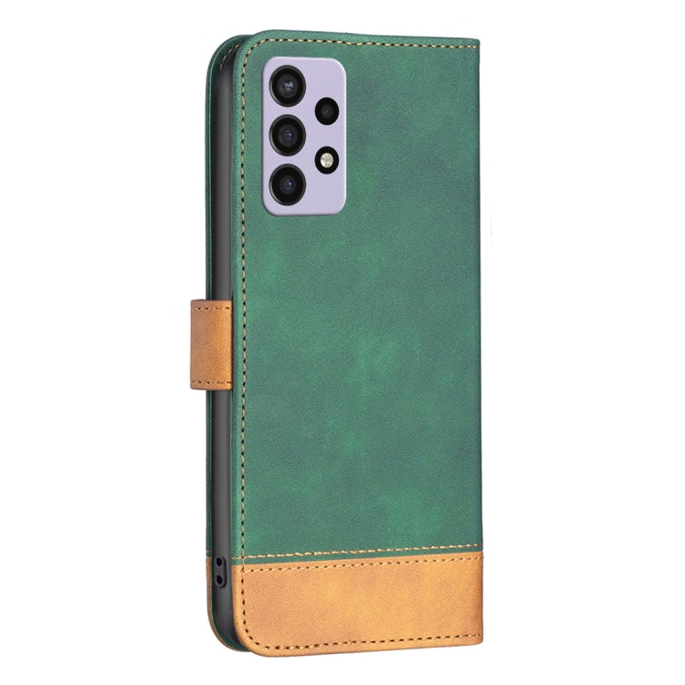 For Samsung Galaxy A72 5G / 4G BF11 Color Matching Skin Feel Leather Phone Case