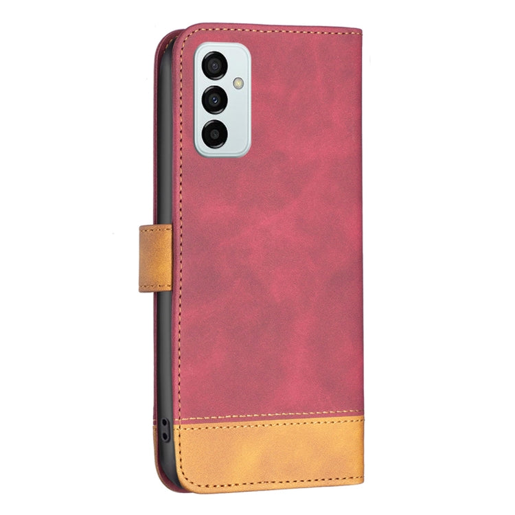 For Samsung Galaxy M23 5G BF11 Color Matching Skin Feel Leather Phone Case