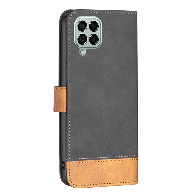 For Samsung Galaxy M33 5G BF11 Color Matching Skin Feel Leather Phone Case
