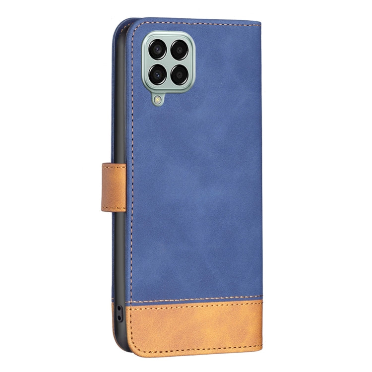 For Samsung Galaxy M33 5G BF11 Color Matching Skin Feel Leather Phone Case