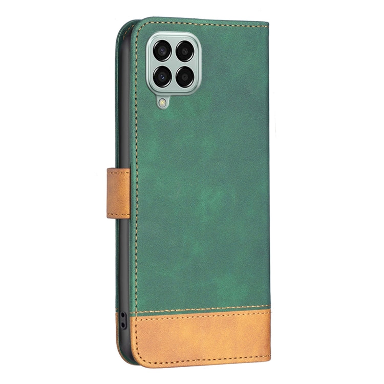 For Samsung Galaxy M33 5G BF11 Color Matching Skin Feel Leather Phone Case