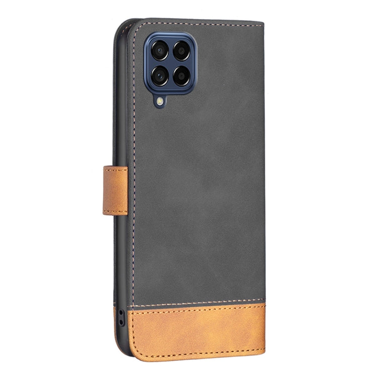 For Samsung Galaxy M53 5G BF11 Color Matching Skin Feel Leather Phone Case