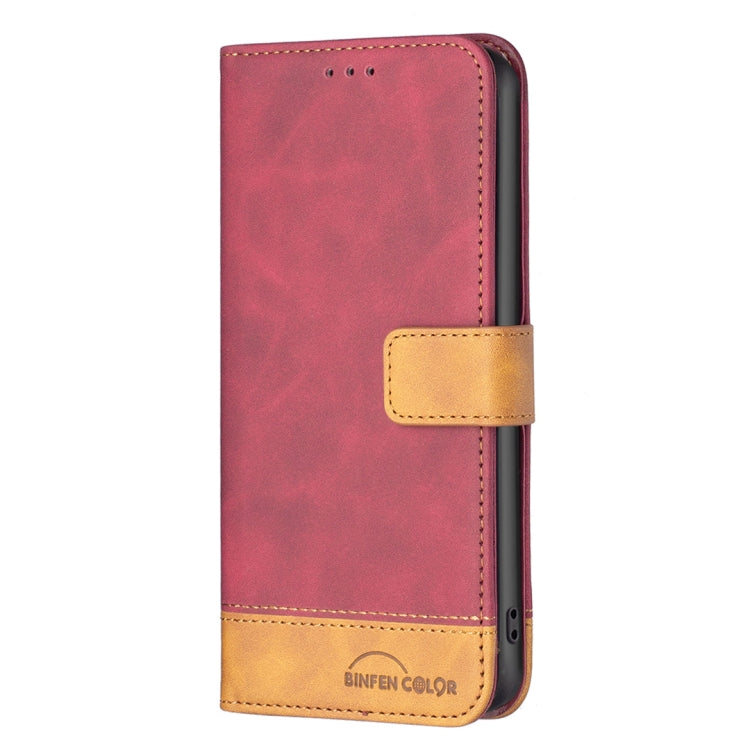 For Samsung Galaxy M53 5G BF11 Color Matching Skin Feel Leather Phone Case
