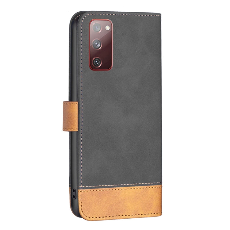 For Samsung Galaxy S20 FE BF11 Color Matching Skin Feel Leather Phone Case