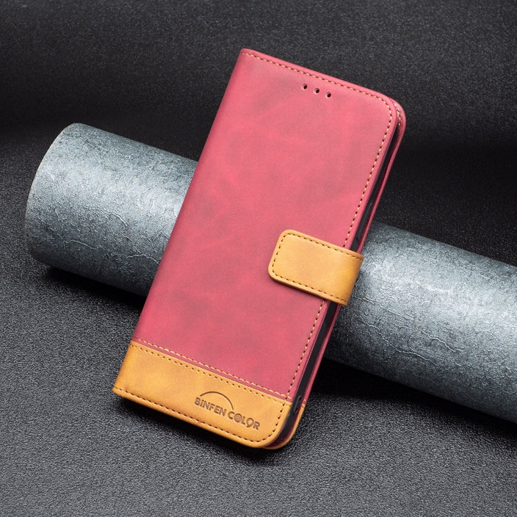 For Samsung Galaxy S20 FE BF11 Color Matching Skin Feel Leather Phone Case