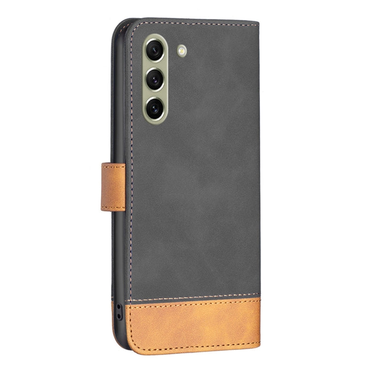 For Samsung Galaxy S21 FE 5G BF11 Color Matching Skin Feel Leather Phone Case