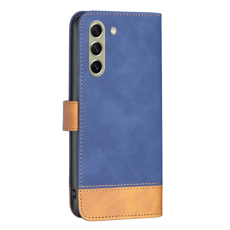 For Samsung Galaxy S21 FE 5G BF11 Color Matching Skin Feel Leather Phone Case