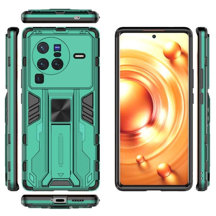 For vivo X80 Pro Supersonic PC + TPU Shock-proof Phone Case