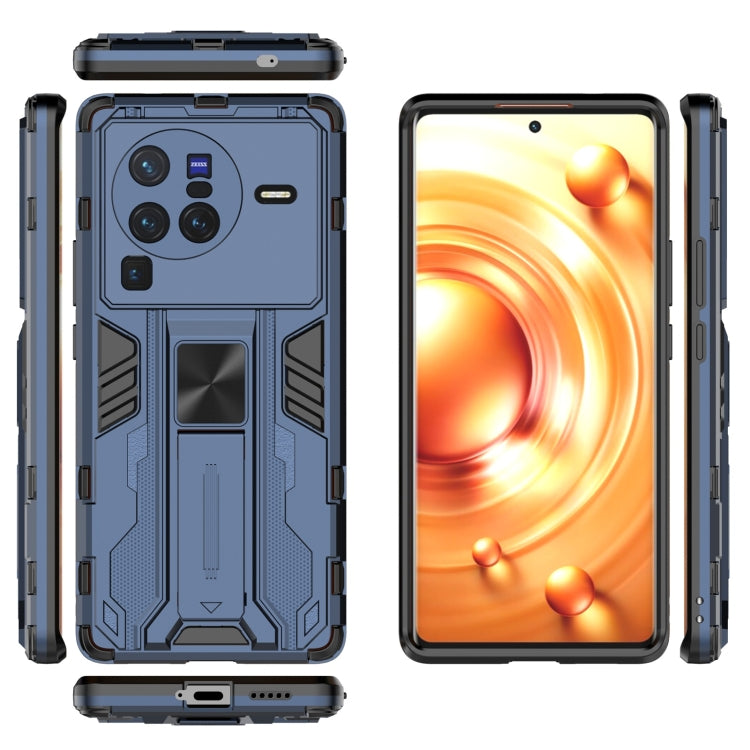 For vivo X80 Pro Supersonic PC + TPU Shock-proof Phone Case