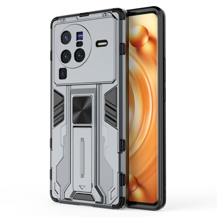 For vivo X80 Pro Supersonic PC + TPU Shock-proof Phone Case