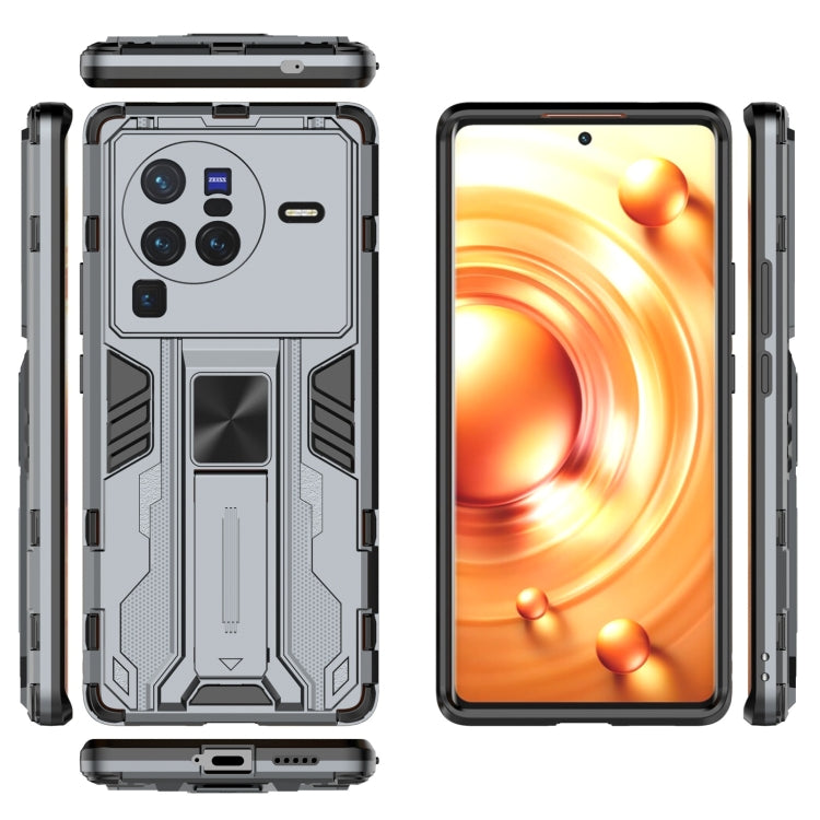 For vivo X80 Pro Supersonic PC + TPU Shock-proof Phone Case