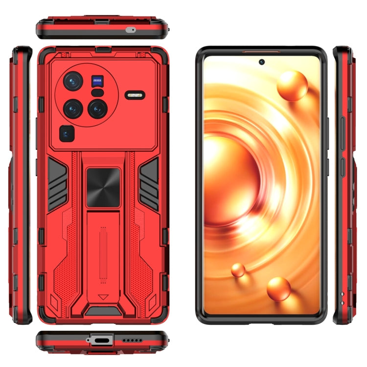 For vivo X80 Pro Supersonic PC + TPU Shock-proof Phone Case
