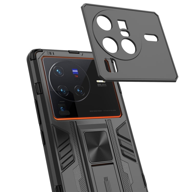For vivo X80 Pro Supersonic PC + TPU Shock-proof Phone Case