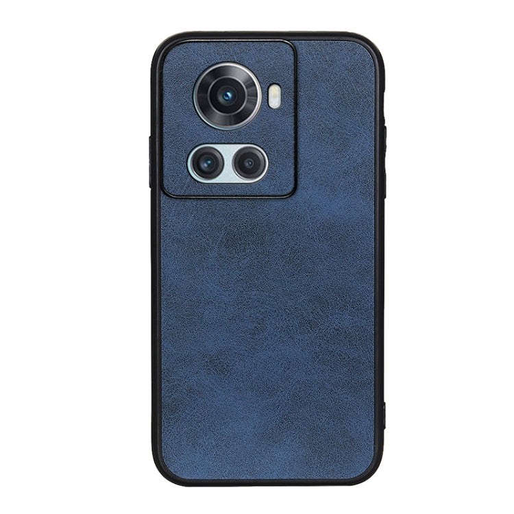 For OnePlus Ace Accurate Hole Two-color Calf Texture PU Phone Case